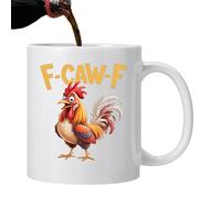 Ceramic Mug,Funny 11 Oz Ceramic Chicken Cup | Rooster Hot Cocoa Milk Mug - for Coffee Tea Milk Hot Cocoa Birthday Men Coworkers