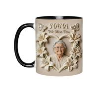 Ceramic Mug - Grandma Drinkware Home Decor, 300ml Elegant Coffee Cups, Tea, Grandma , Elegant Kitchen Mug For Everyday Use For Women, Mom, Milk, Latte,