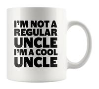 Ceramic Mug I'm Not A Regular Uncle I'm A Cool Uncle Coffee Mug 330Ml | Ceramic Mug Anti-Slip Premium Bone China Mugs For Wedding Daily Work Ceramics Coffee Mugs