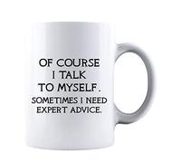 Ceramic Mug of Course I Talk to Myself Sometimes Tea Cup Milk 330ml