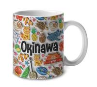 Ceramic Mug Okinawa Symbols Coffee Mug