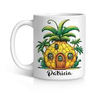 Ceramic Mug Personalised Coffee Cups Pineapple Cute Fruit Multicoloured Tea Mugs for Colleague Home Men 330Ml