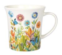 Ceramic Mug Portfolio Butterfly Coffee Cup Floral Flowers Design 320Ml Drinkware