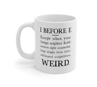 Ceramic Mug Spelling Punctuation Syntax Present Tea Mug | Coffee Mug Ceramic Travel mug Durable Tea Cup for Office, Birthdays, Christmas, 330ml