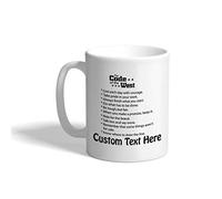 Ceramic Mug The Code of West Western Tea Cup Love's Day 330ml | Porcelain Mugs Large Drinking Cup for Kitchen New Home Tea