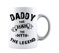 Ceramic Mug The Legend The The Myth Daddy Greatest Mug Mulled Drinks 330ml | Mug Novelty Drinking Cup for Birthdays Anniversary Celebration Friends