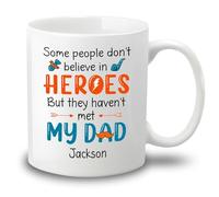 Ceramic Mug They Haven'T Met My Dad Drinking Cups,Personalised,Multicoloured,Coffee Mugs for Coffee Office Women 330Ml