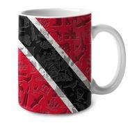 Ceramic Mug Trinidad and Tobago with Flag and Symbols Coffee Cups
