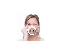 Ceramic mug with a cute pink pig nose, ideal for coffee, tea, milk or as an original and fun gift for Christmas or a birthday.