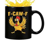 Ceramic Mug With Chicken Design, Capacity Of 11 Oz And 350 Ml, Novelty Animal Coffee Mug, Funny Gift For Farm Birds | Halloween Christmas Birthday Office Study Room Re