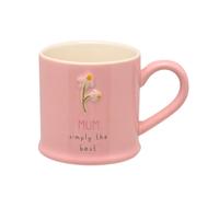 Ceramic Mug with Embossed Design and Wording 290ml Mum Mummy Nan Nanna