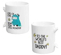 Ceramic Mug 'World's Best Daddy from Your Little Monster' Father's Day Gift