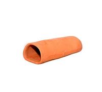 Ceramic Nature Terracotta Fish Spawning Cave Medium Red
