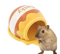 Ceramic Nest for Hamsters, Ceramic Hamster House, Cartoon Cooling Hamster House - Ceramic Pet Nest with Smooth Surfaces for Guinea Pigs, Chinchillas, Flying Squirrels, Hamsters and Lizards