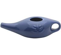 Ceramic Neti Pot, Ceramic Neti Pot Nose Wash Kit, for Nasal rinsing and Nasal Cleansing, 250ML (Blue)