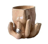Ceramic Nose Picking Mug, Ring Trinkets Jewelry Tray, Novelty Coffee Cups, Pen Cosmetic Brush Barrel Rack, for Home Office Desk Decoration, for Male, Female, Adults Gifts (1PC)