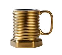 Ceramic Novelty Cup Screw Shape 380ML Easy Cleaning Ceramic Texture Suitable for Adding Laughter to Daily Hydrations Outdoor Mug