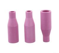 Ceramic Nozzles 3PCS for For Mig For MAG Welding Torch Systems Compatible with AK14 MB14 AK15 MB15 Gasless Consumables