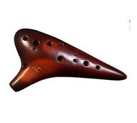 Ceramic Ocarina 12-hole Alto C-tone Ocarina 12-hole Ceramic Ocarina 13-degree Musical Instrument(C)