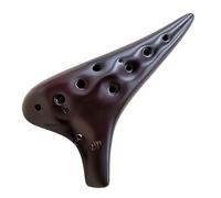 Ceramic Ocarina 12-hole SF Ocarina Twelve-hole High Pitch F-tone SF Beginner Adult Professional Instrument(A)