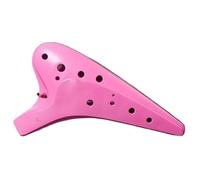 Ceramic Ocarina 12 Holes Alto C Plastic Resin AC Ocarina Flute Ocarina Music Instrument Professional Purple/pink/green/blue/orange(Pink)