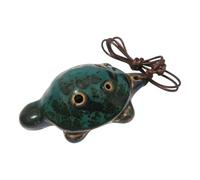 Ceramic Ocarina 6 Holes C, 04 glaze green