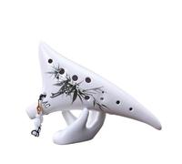 Ceramic Ocarina Beginner 12-hole Alto Six-tone Twelve-hole Student C Musical Instrument Professional AC Pottery Flute(B)