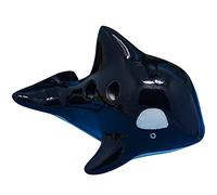 ceramic ocarina, Beginner To Learn 4-hole Tweeter Ceramic Small Ocarina, Unique Gift(Whales)