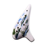 Ceramic Ocarina Beginners Can Learn This Ceramic Ocarina 12 Holes The Alto Ac Tune Of The 12-hole Ceramic Flute Is In C Tune(A)
