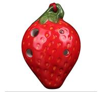 ceramic ocarina, Creative Fruit-shaped 4-hole Tweeter Terracotta Ocarina, Packing Box+lanyard+teaching Materials