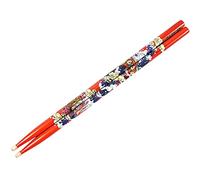 ceramic ocarina, Drum Sticks Set 1 Pair, Retro Chinese Style 5A/7A Hickory Drumsticks(B,7A*1 pair)