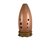 Ceramic Ocarina F-tuning Ceramic Ocarinas Flute 10 Hole Pottery Ocarinas L Rare Unusual Antique Accessories(B F tune)