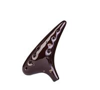 Ceramic Ocarina Ocarina 12-hole Ac For Beginners Smoked Ocarina For Professional Playing Twelve-hole Ocarina Alto C(A)