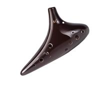 Ceramic Ocarina Ocarina 12-hole Ac For Beginners Smoked Ocarina For Professional Playing Twelve-hole Ocarina Alto C(B)
