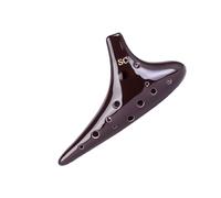 Ceramic Ocarina Ocarina 12-hole Ac For Beginners Smoked Ocarina For Professional Playing Twelve-hole Ocarina Alto C(C)