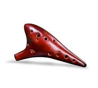 Ceramic Ocarina Ocarina 12-hole AC/SF/SG/SC Tone Ocarina Smoked Starry Sky Ceramic Ocarina(AC)