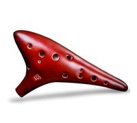 Ceramic Ocarina Ocarina 12-hole AC/SF/SG/SC Tone Ocarina Smoked Starry Sky Ceramic Ocarina(SF)