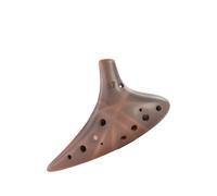 Ceramic Ocarina Ocarina 12 Holes AC Tune For Beginners Purple Clay 12 Hole Ocarina Middle Tone C Tune Professional Performance(SF)
