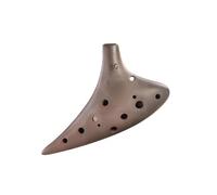 Ceramic Ocarina Ocarina 12 Holes AC Tune For Beginners Purple Clay 12 Hole Ocarina Middle Tone C Tune Professional Performance(SG)