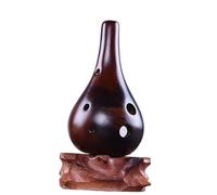 Ceramic Ocarina Ocarina 6-hole Middle C-tone AC-tone Ocarina For Beginners 6-hole Ocarina For Beginners(Amber yellow)