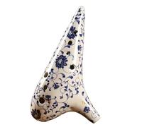 Ceramic Ocarina Ocarina C-tuned Ocarina 12-hole Alto Ocarina Musical Instrument 12-hole AF-tuned Ocarina(G)