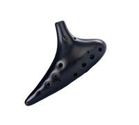 Ceramic Ocarina Ocarina Instrument 12 Hole Professional Ocarina Instrument 12 Hole Ac Ocarina Twelve Hole Ocarina Black Pottery(AC1)