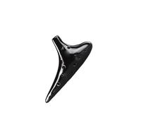 Ceramic Ocarina Ocarina Instrument 12 Hole Professional Ocarina Instrument 12 Hole Ac Ocarina Twelve Hole Ocarina Black Pottery(SC2)