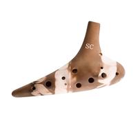 Ceramic Ocarina Unglazed 12-hole Ocarina Mid-range AC Professional Performance-level Ocarina High-range SC/SF Ocarina(SC)