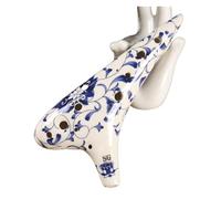 Ceramic Ocarinas 12 Holes Ocarina Alto C Tone Ocarinas Professional Musical Instrumentation (Color : SG Tone)