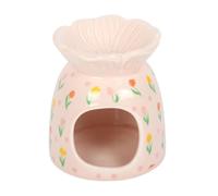 Ceramic Oil Burner and Wax Warmer | Colourful Tulip Print | Gift Idea | Spring Scents