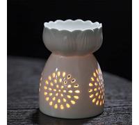 Ceramic Oil Burner Wax Melt Warmer - Fragrance Diffuser for Home Decor, Spa, Yoga, Meditation for Housewarming and Christmas