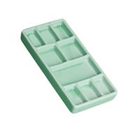 Ceramic Paint Palette 9 Wells Mixing for Acrylics Oil Watercolor Painting Tray for Mixing Professional