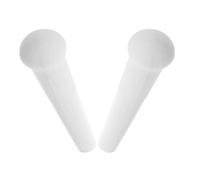 Ceramic Pestle 2pcs Manual Grinding Rod for Garlic and Medicine Use
