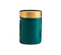 Ceramic Pet Memorial Urn with Cracked Glaze Finish, Modern Leaf Design Ashes Container for Small Animals Cremation(A2)